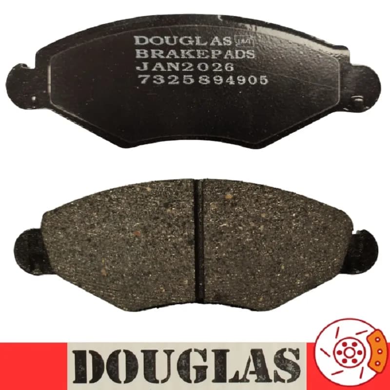 لنت ترمز جلو پژو 206 تیپ 2 سال 1380-1392 داگلاس کد DPA04