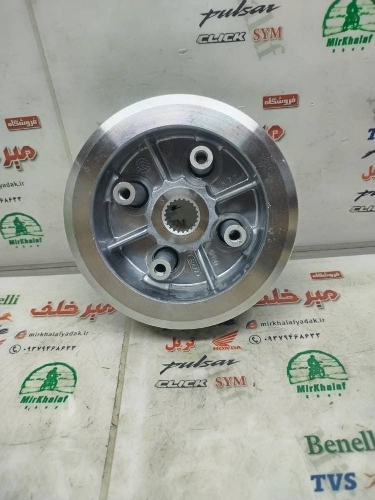 4 چهار شاخ کلاچ (دیسک) زیر و رو موتور تریل و cbf 150 سی بی اف ( 4 چهار پیچ) — تصویر ۲