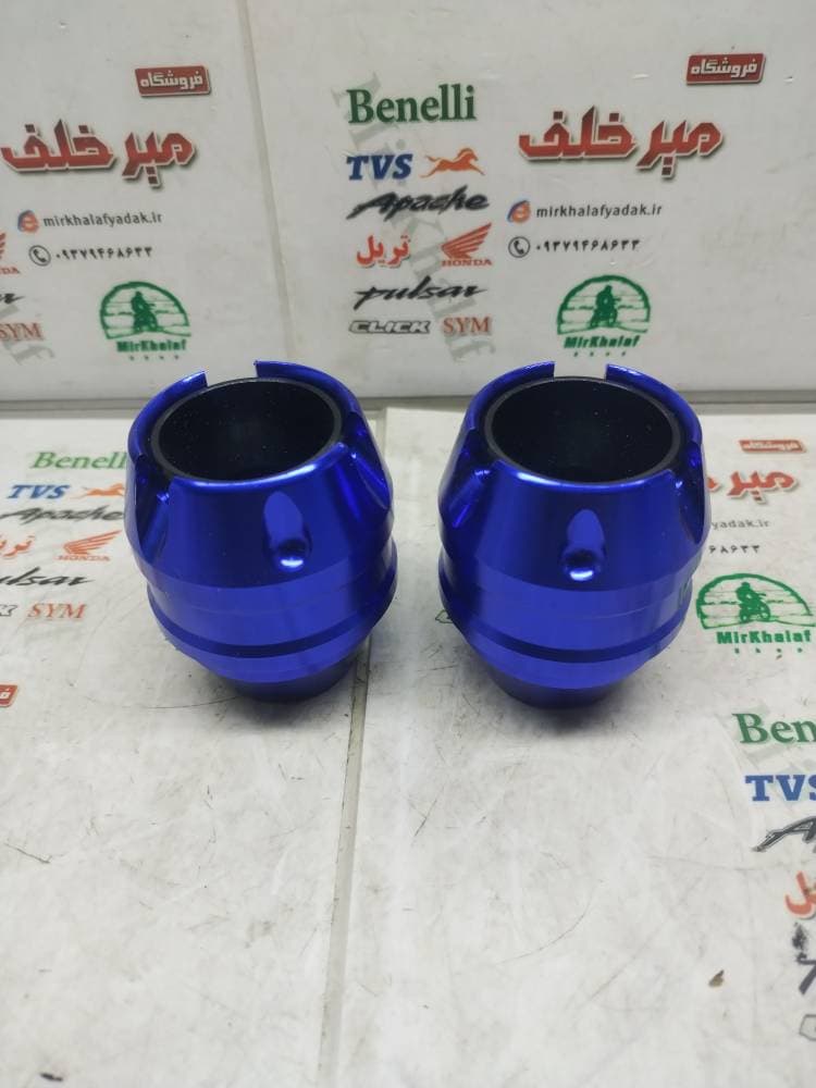 پروتکشن (محافظ) چرخ عقب و جلو اسپرت رنتال انواع موتورسیکلت ته باز ابی سنگین ریزوما (جفتی)