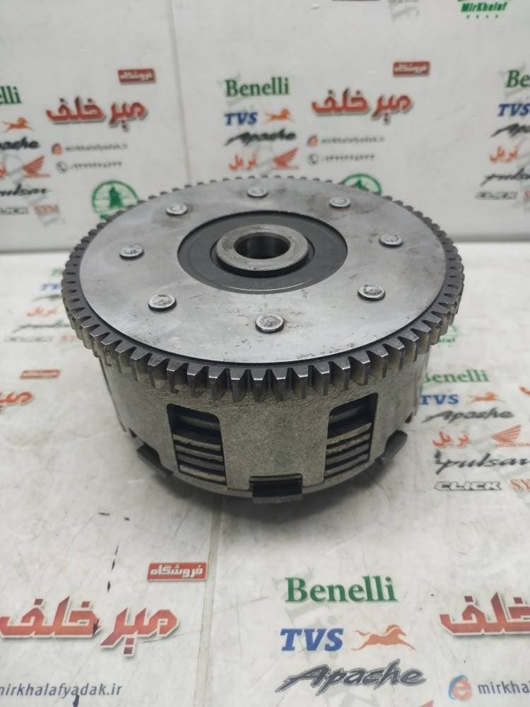 دیسک کلاچ کامل همراه 4 چهار شاخ و صفحه موتور پالس ns 200 ان اس و rs ار اس اصلی