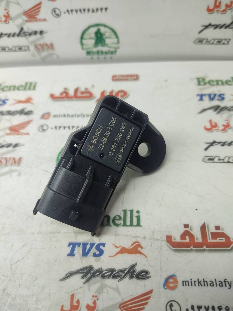 سنسور دریچه گاز (مپ) بزرگ موتور پالس ns 200 ان اس و rs ار اس و اپاچی 200 و بوکسر (باکسر) انژکتور (درجه 1)