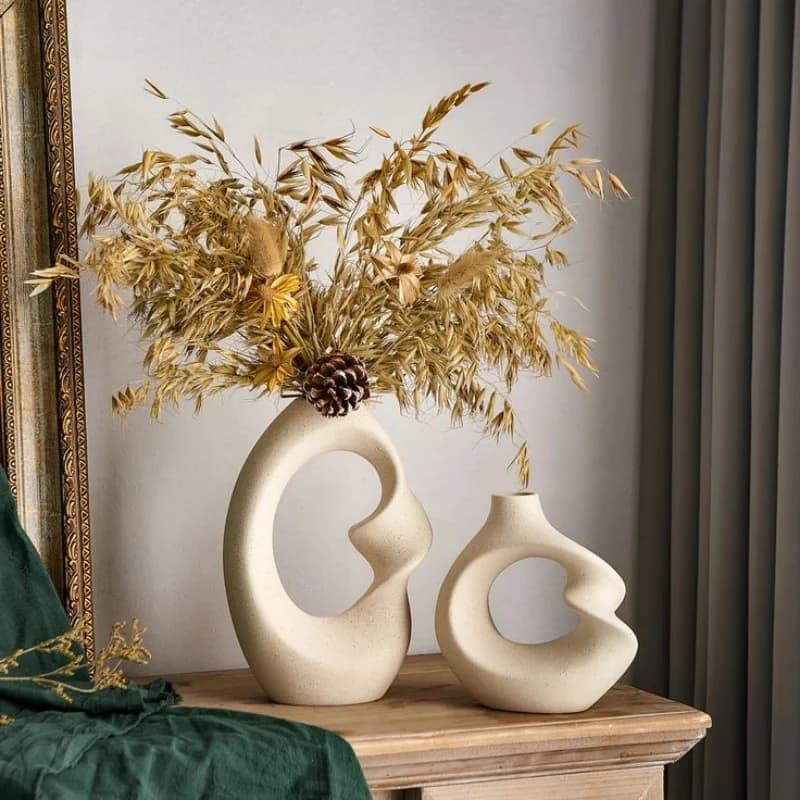 گلدان دکوری مدل پیچی در رنگبندی