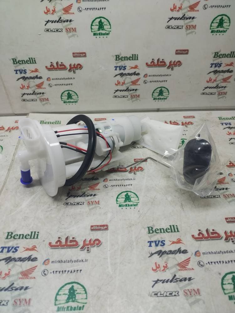 پمپ بنزین کامل موتور اسکوتری وسپا و طرح وسپا و همتاز و rs 150 ار اس و pxc و دایچی cr 150 — تصویر ۷