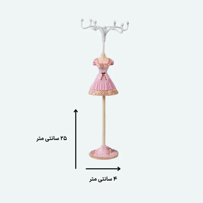 استند آویز جواهرات و زیورآلات مدل مانکن خانم — تصویر ۷