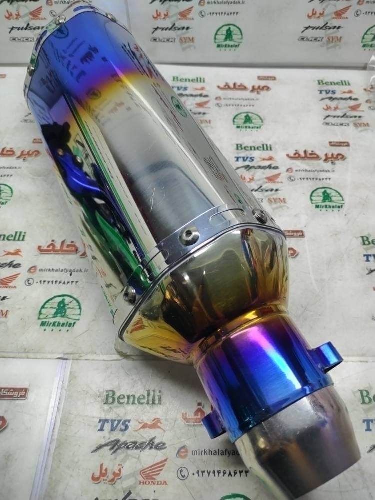 اگزوز قهرمانی برند اکروپاویچ 6 گوش سایلنسردار نیمه 7 رنگ