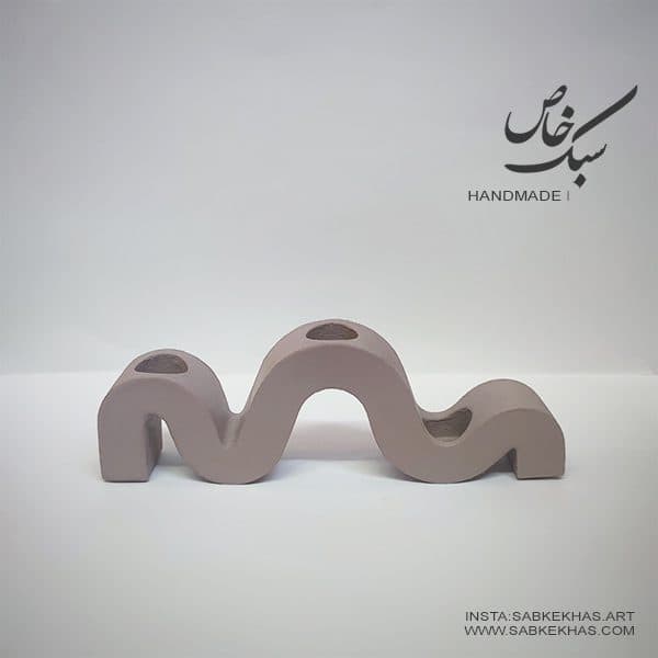 جا شمعی مدل موج — تصویر ۴