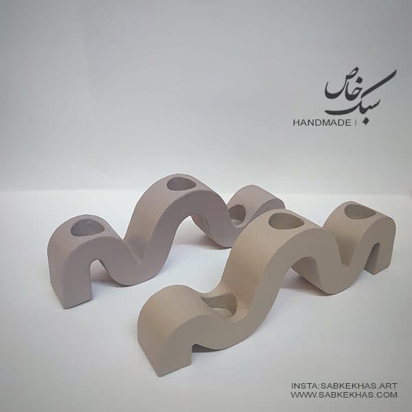 جا شمعی مدل موج — تصویر ۳