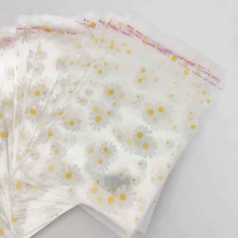 سلفون طرح بابونه سایز 13 در 10(100گرم) — تصویر ۲