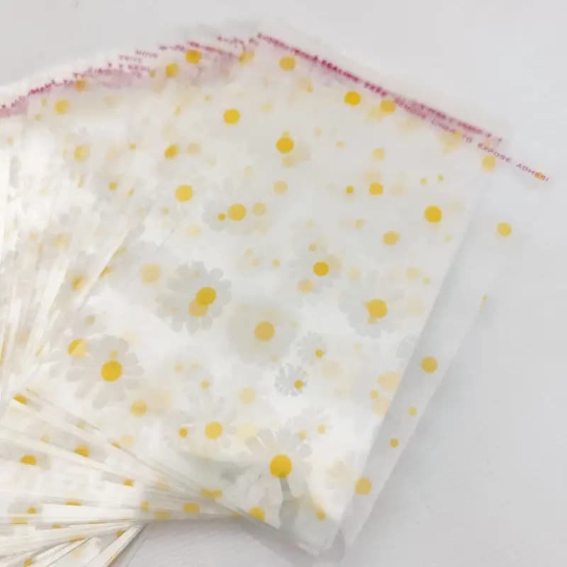 سلفون طرح بابونه سایز 8 در 10(100گرم) — تصویر ۲