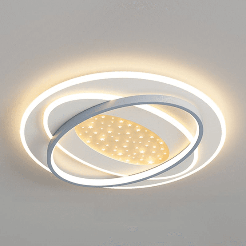 لوستر و چراغ سقفی LED خلاقانه ، فوق‌باریک با طرح ستاره‌ای و روشنایی بالا؛ مناسب برای اتاق خواب، اتاق کودک، نشیمن، ناهارخوری و آشپزخانه (نور گرم) کد2836