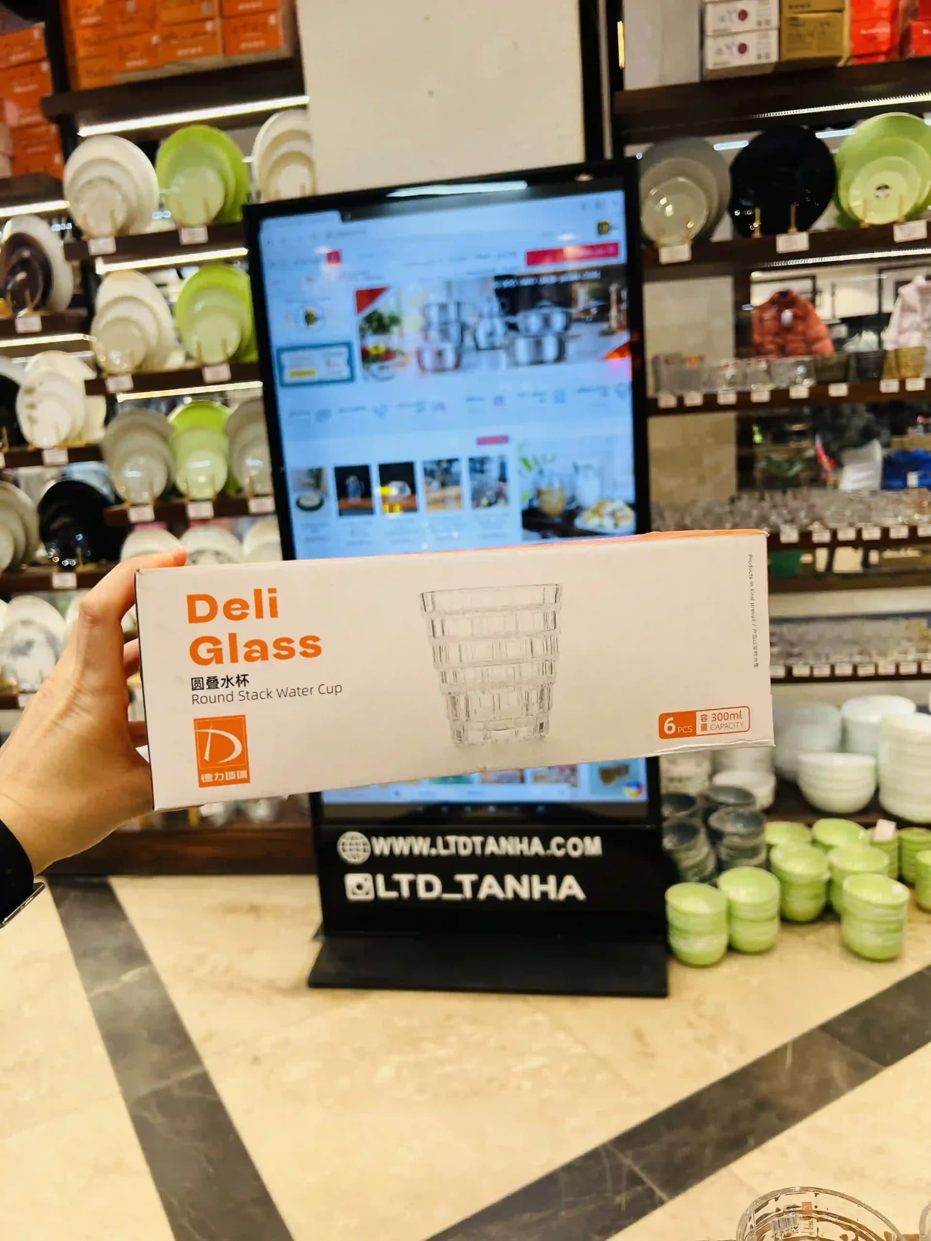 لیوان بلور مدل تورنتو 300 میلی لیتر برند DELI — تصویر ۶