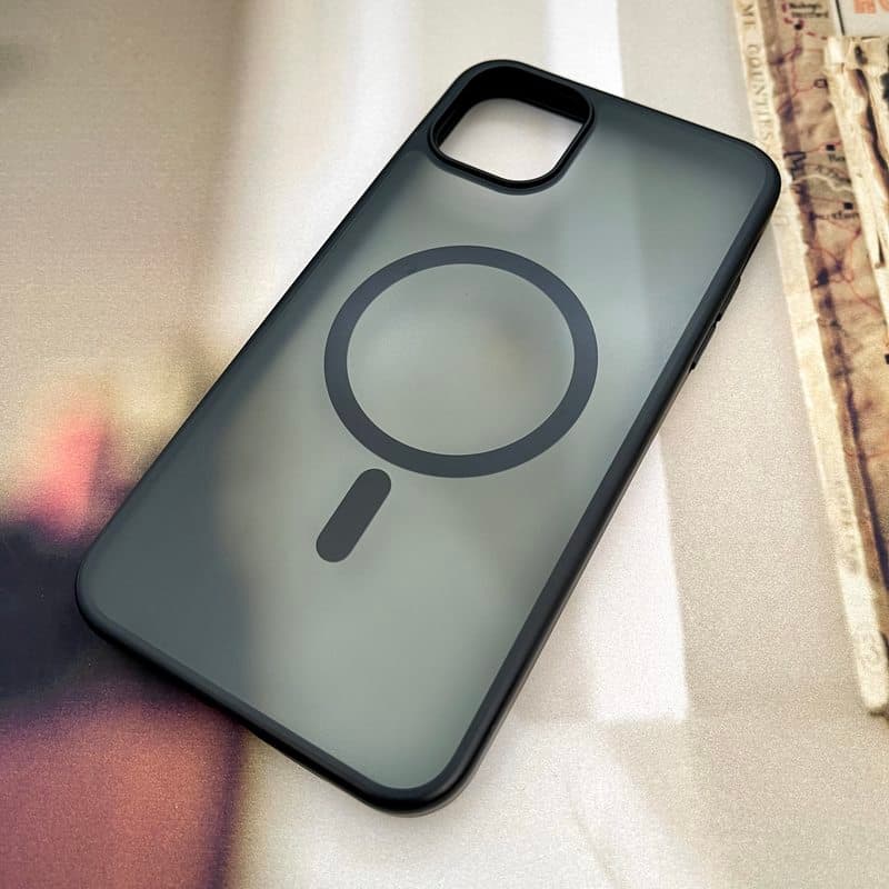 قاب گوشی iPhone 11 Pro Max آیفون پشت مات مگ سییف Magsafe اورجینال مشکی کد 443693 — تصویر ۲