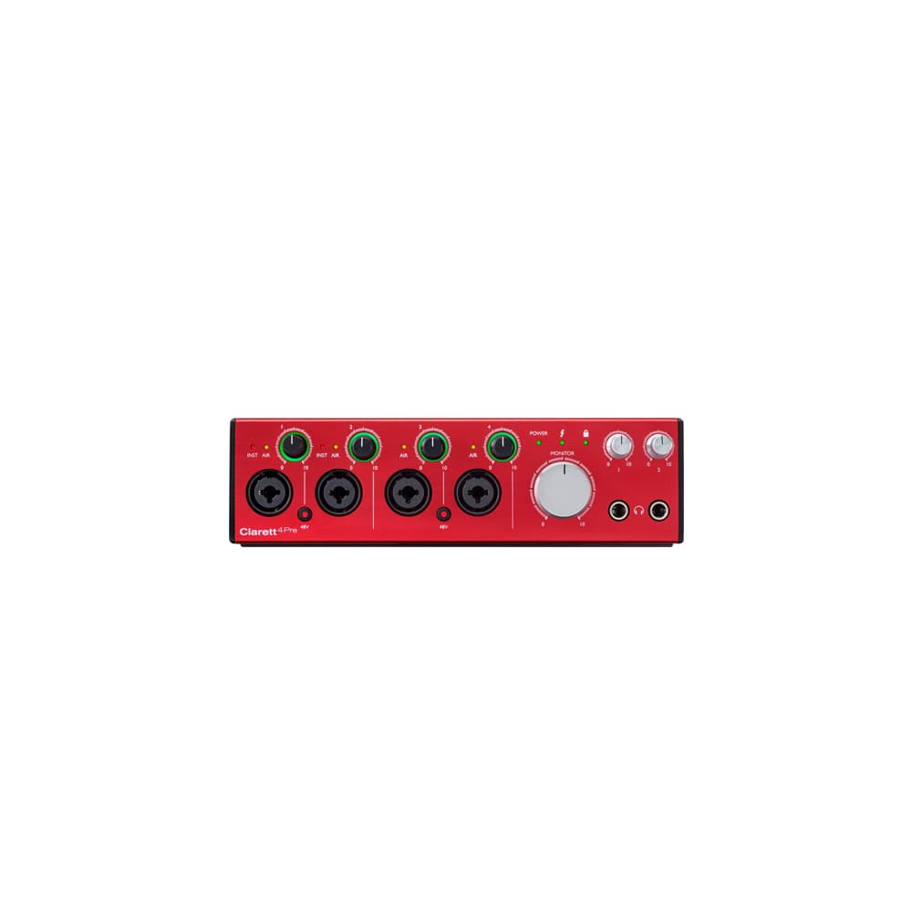کارت صدا نیمه رکمونت Focusrite Clarett 4Pre Thunderbolt