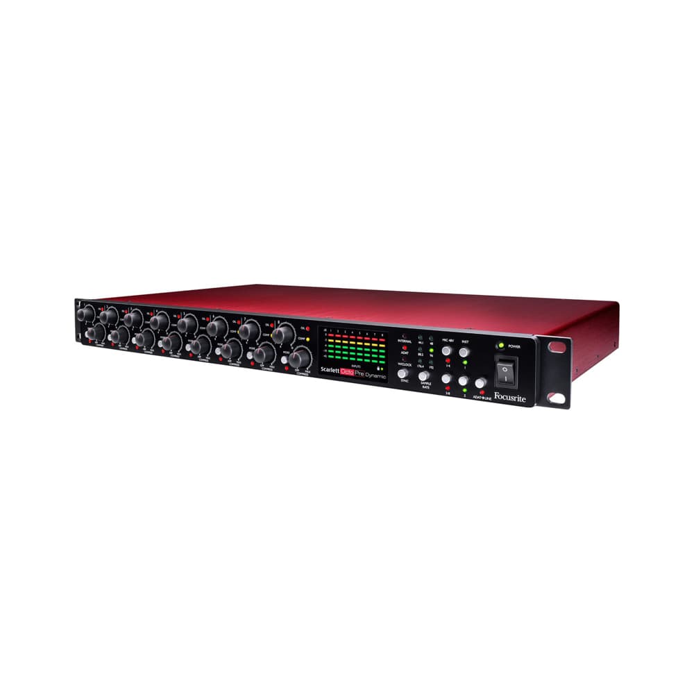پری امپ رکمونت Focusrite Scarlett OctoPre Dynamic — تصویر ۵