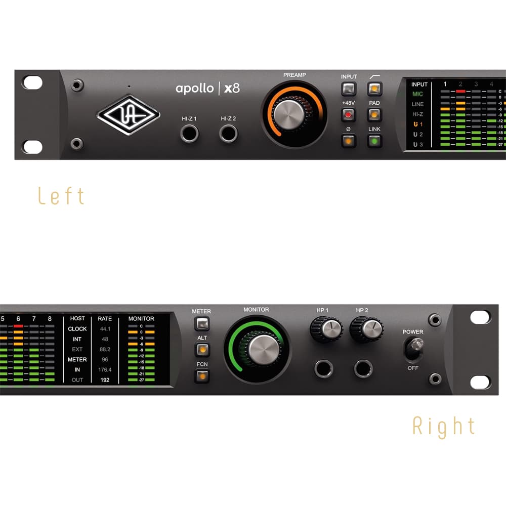 کارت صدا رکمونت استودیویی Universal Audio Apollo x8 — تصویر ۷
