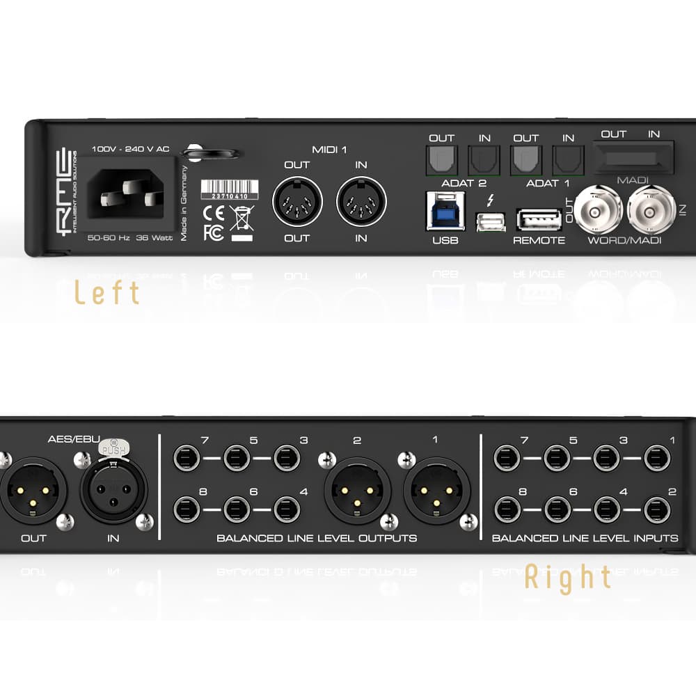 کارت صدا رکمونت RME Fireface UFX Plus — تصویر ۶