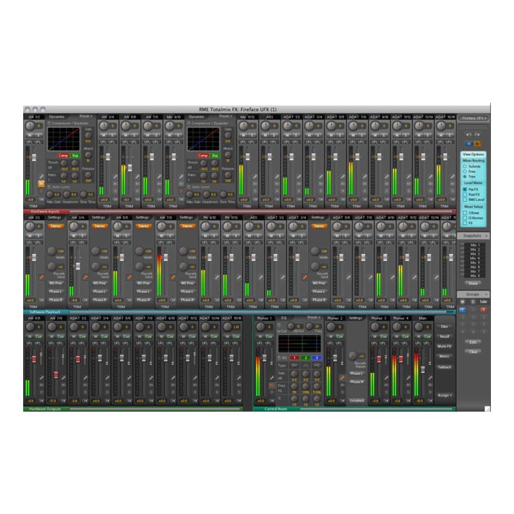کارت صدا رکمونت استودیویی RME Fireface UFX II — تصویر ۶