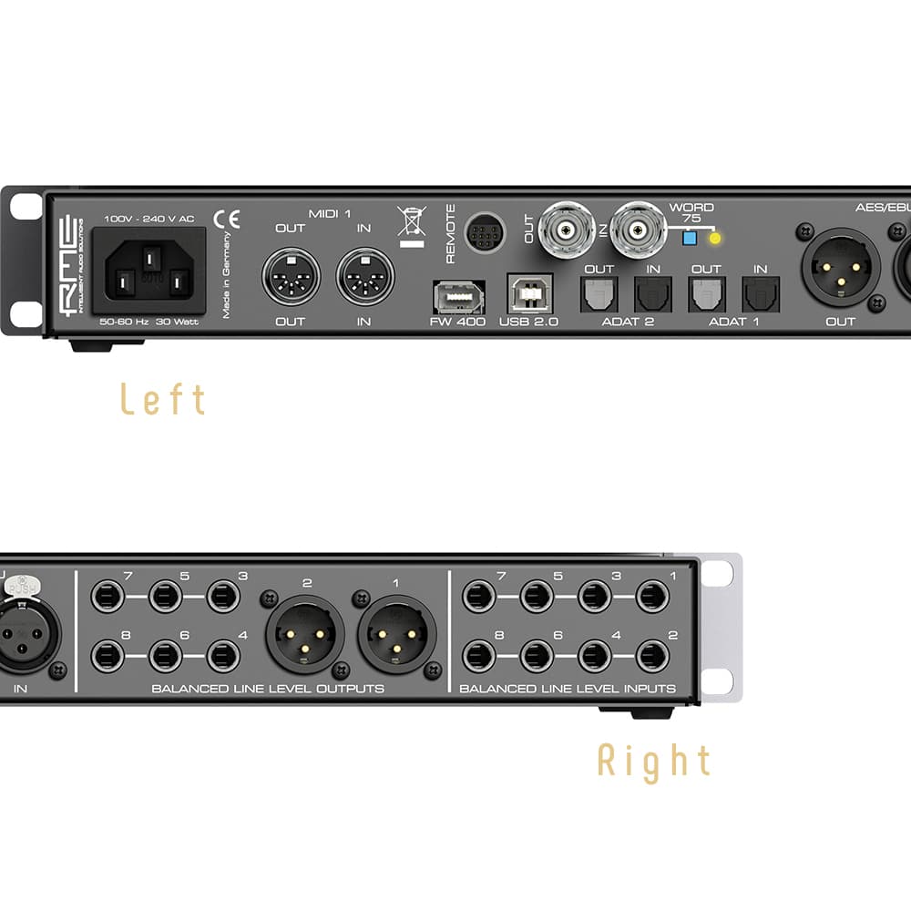 کارت صدا رکمونت استودیویی RME Fireface UFX — تصویر ۶