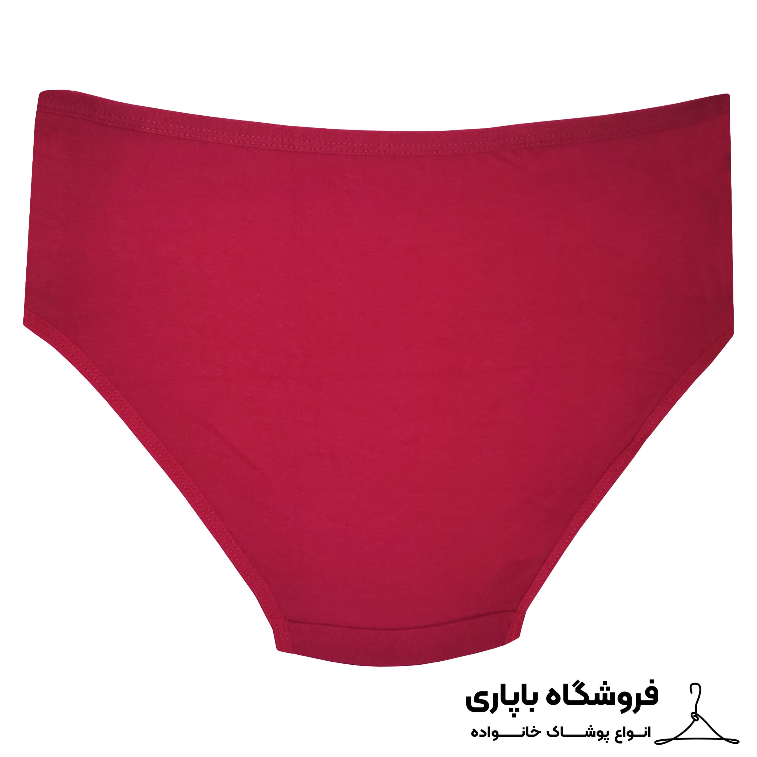 شورت زنانه سرو مدل جلو دانتل کد 04442-1 رنگ زرشکی — تصویر ۲