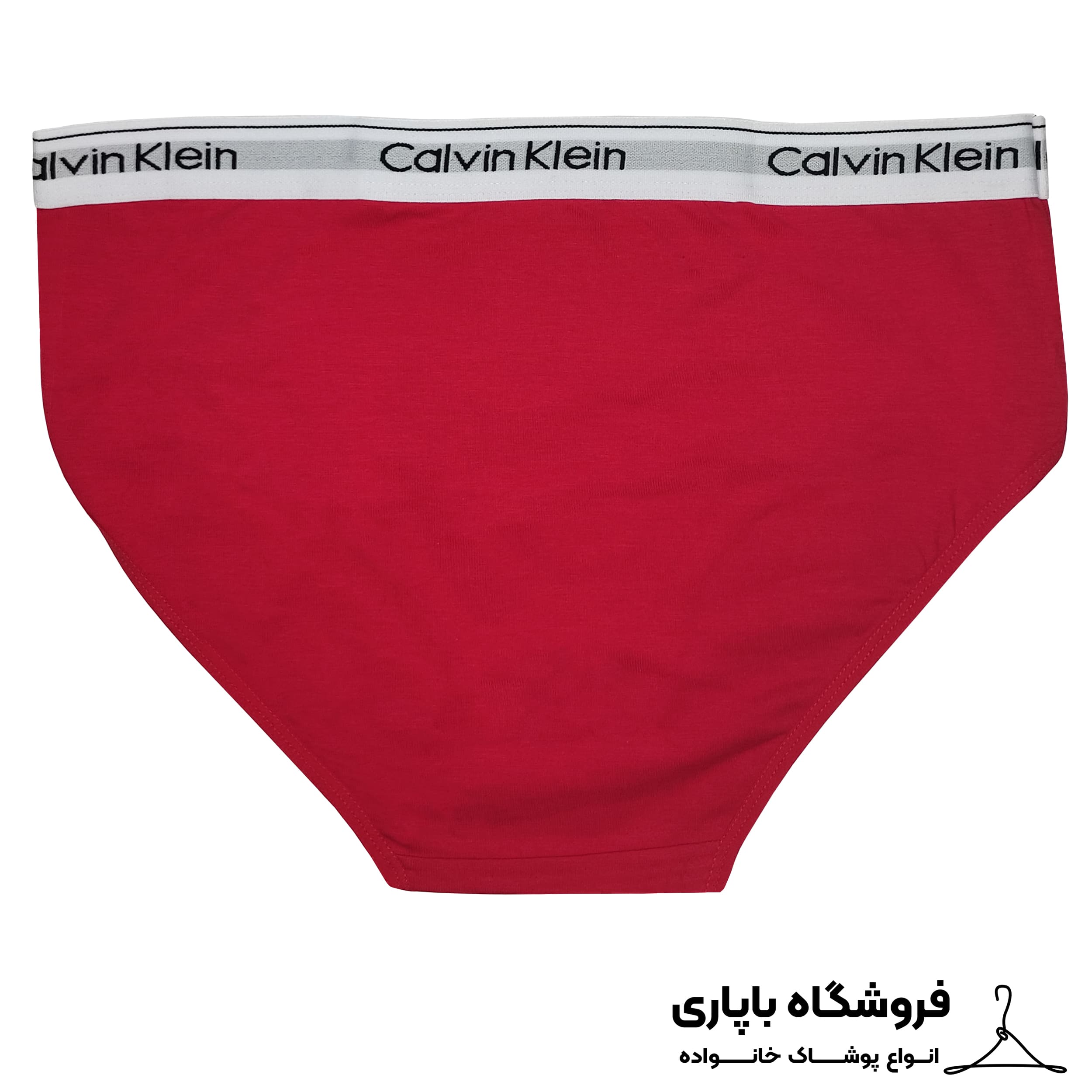 شورت زنانه سرو طرح Calvin Klein کد 04446 رنگ قرمز — تصویر ۴