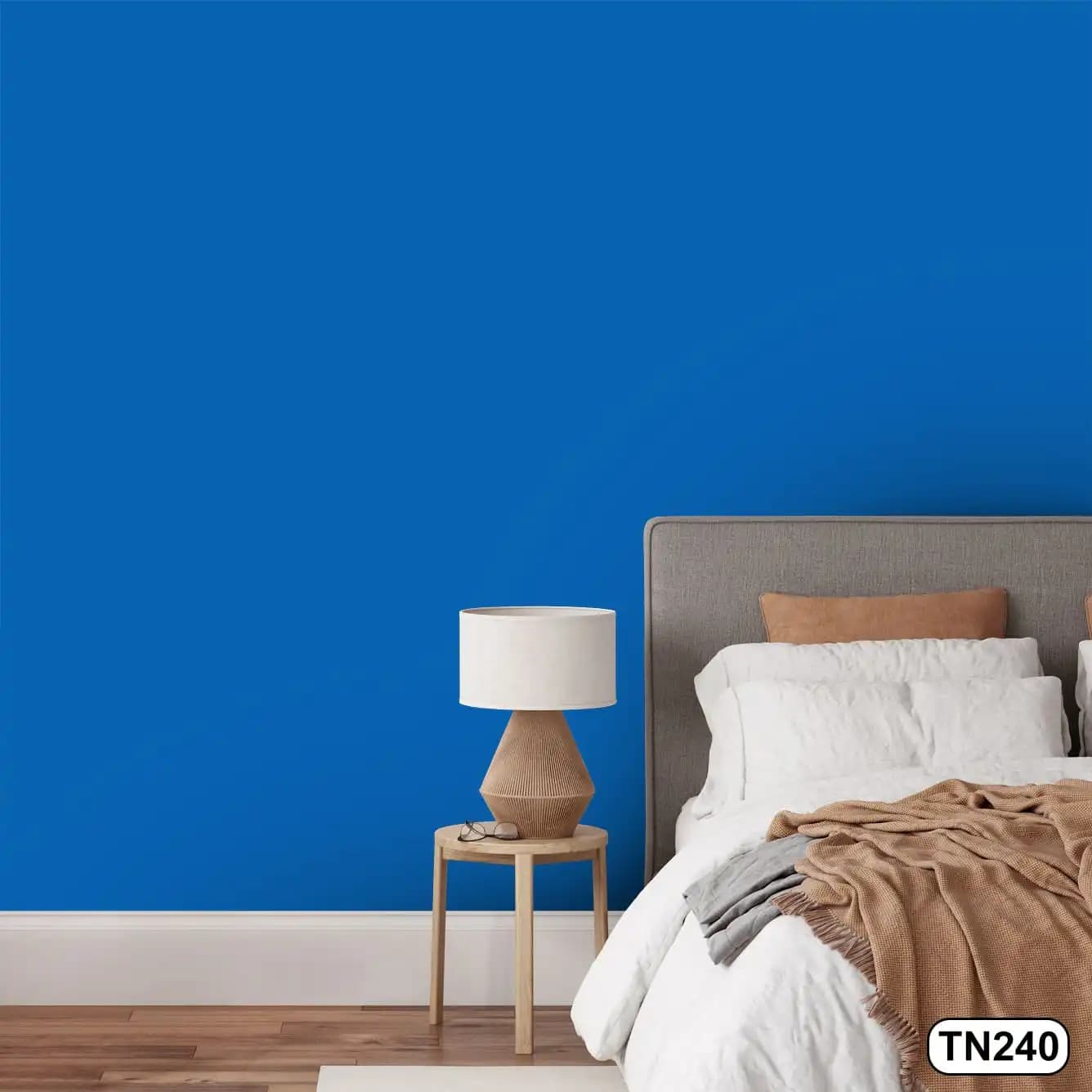 کاغذ دیواری آبی نیلی مات کد TN240