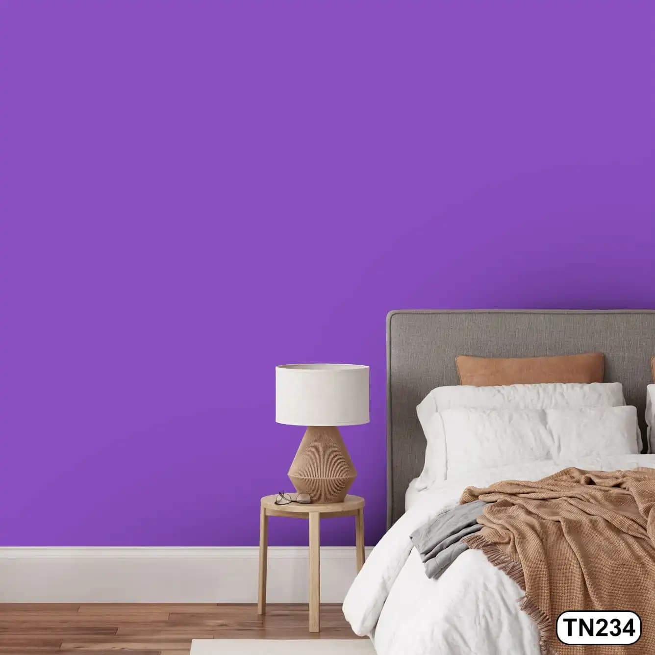 کاغذ دیواری بنفش آبی مات کد TN234
