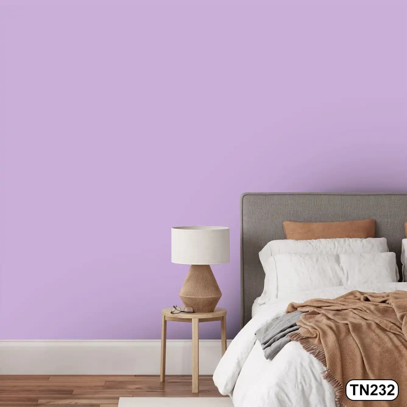 کاغذ دیواری یاسی روشن کد TN232