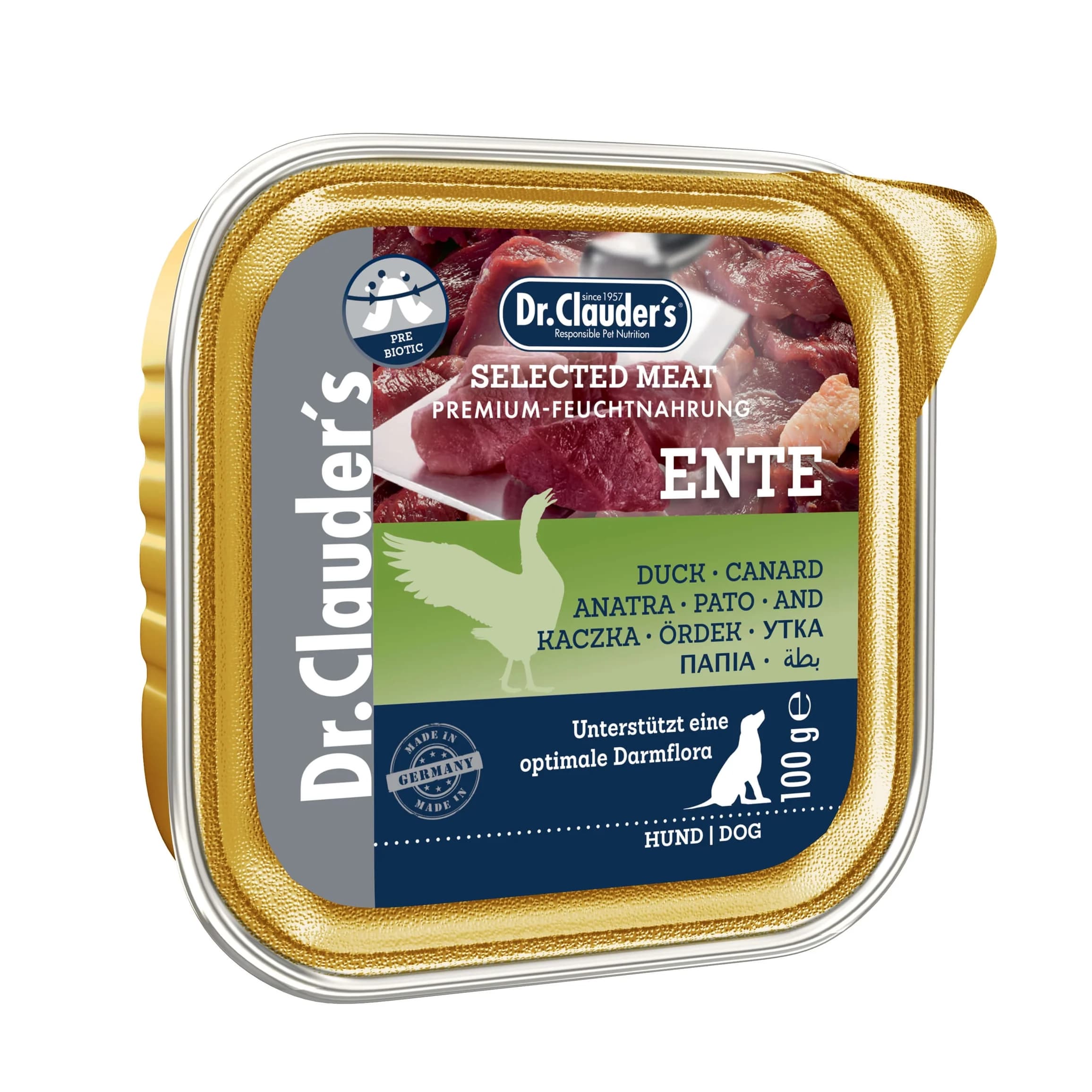 ووم سگ پته اردک دکتر کلادرز 100g