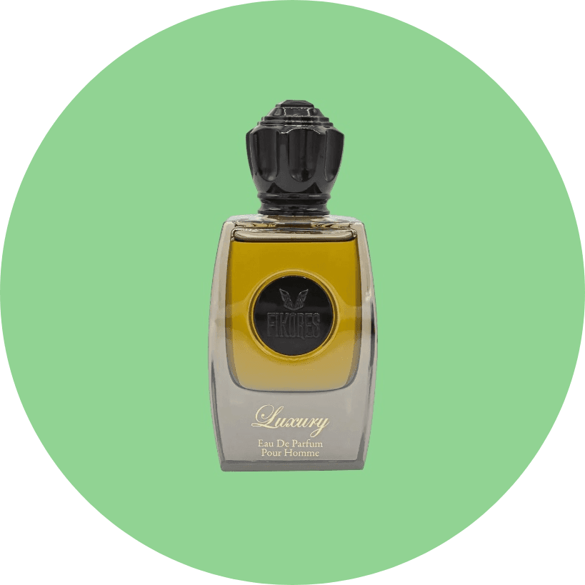 ادوپرفیوم مردانه فیکورس مدل لاکچری بلک luxury black حجم 80میل