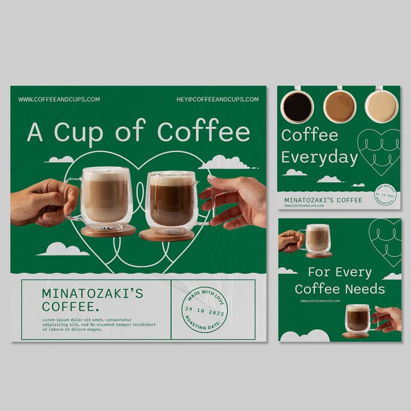باندل پست اینستاگرام کافیشاپ