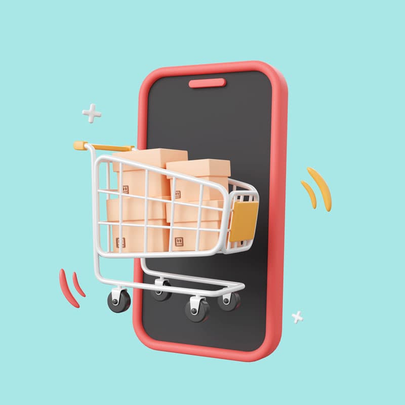 تصویر لایه باز آنلاین شاپ موبایلی
