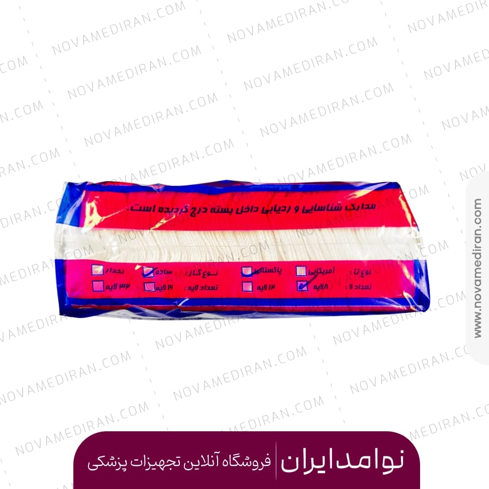 گاز طبی غیر استریل سوین طب اسپادانا 400 گرم — تصویر ۲