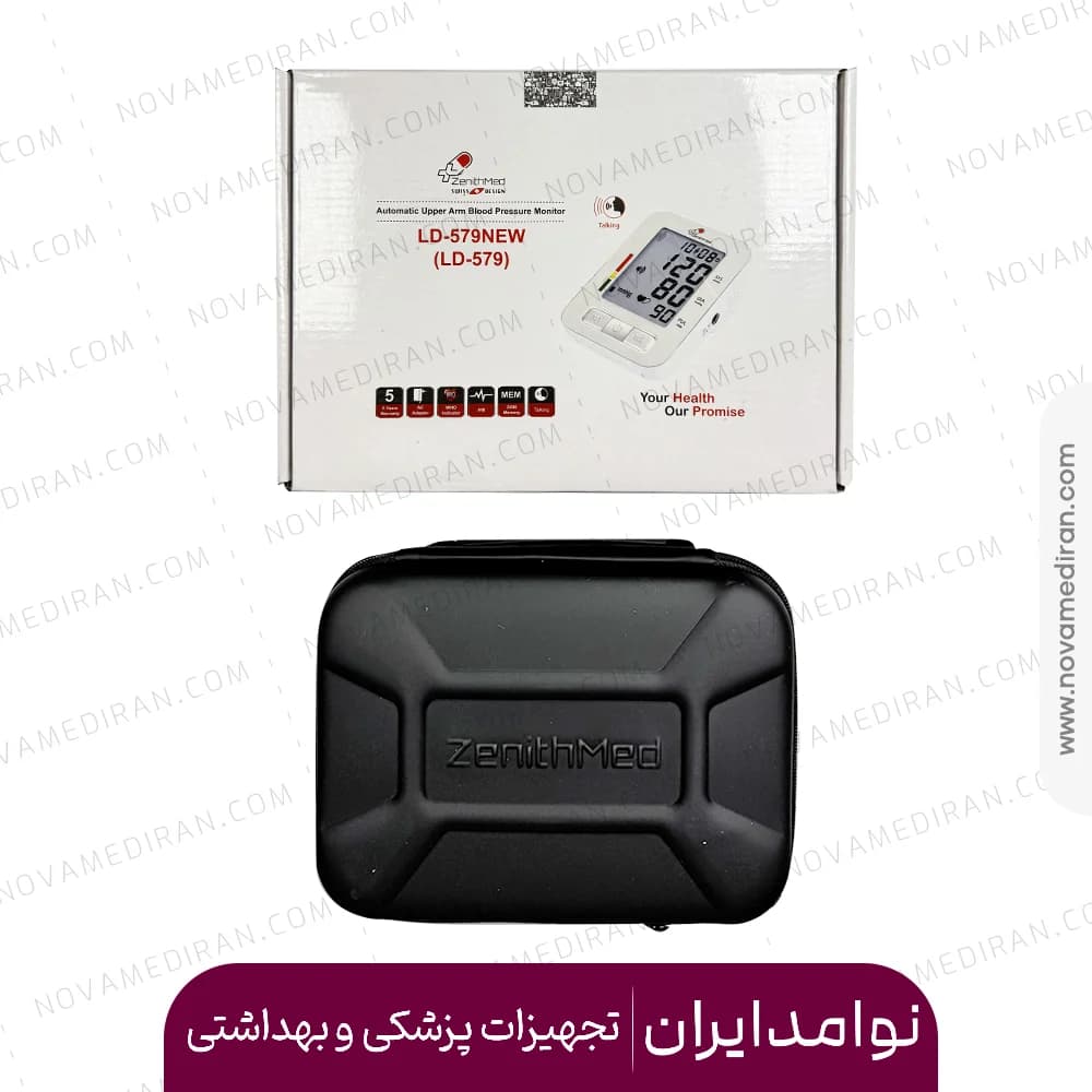 فشارسنج بازویی سخنگو زنیت مدل LD-579 به همراه تب سنج — تصویر ۴