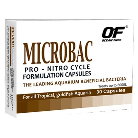 کپسول باکتری ساز آکواریوم اوشن فری Microbac for All Tropical Aquaria Ocean Free