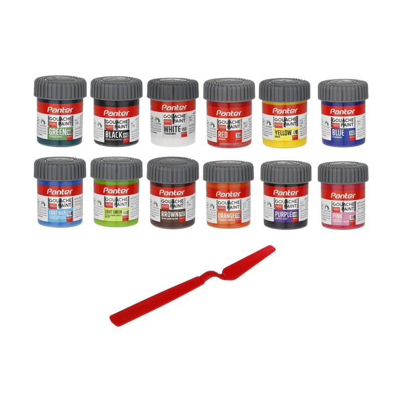 گواش ۱۲ رنگ پنتر Panter Nano GP-711-12