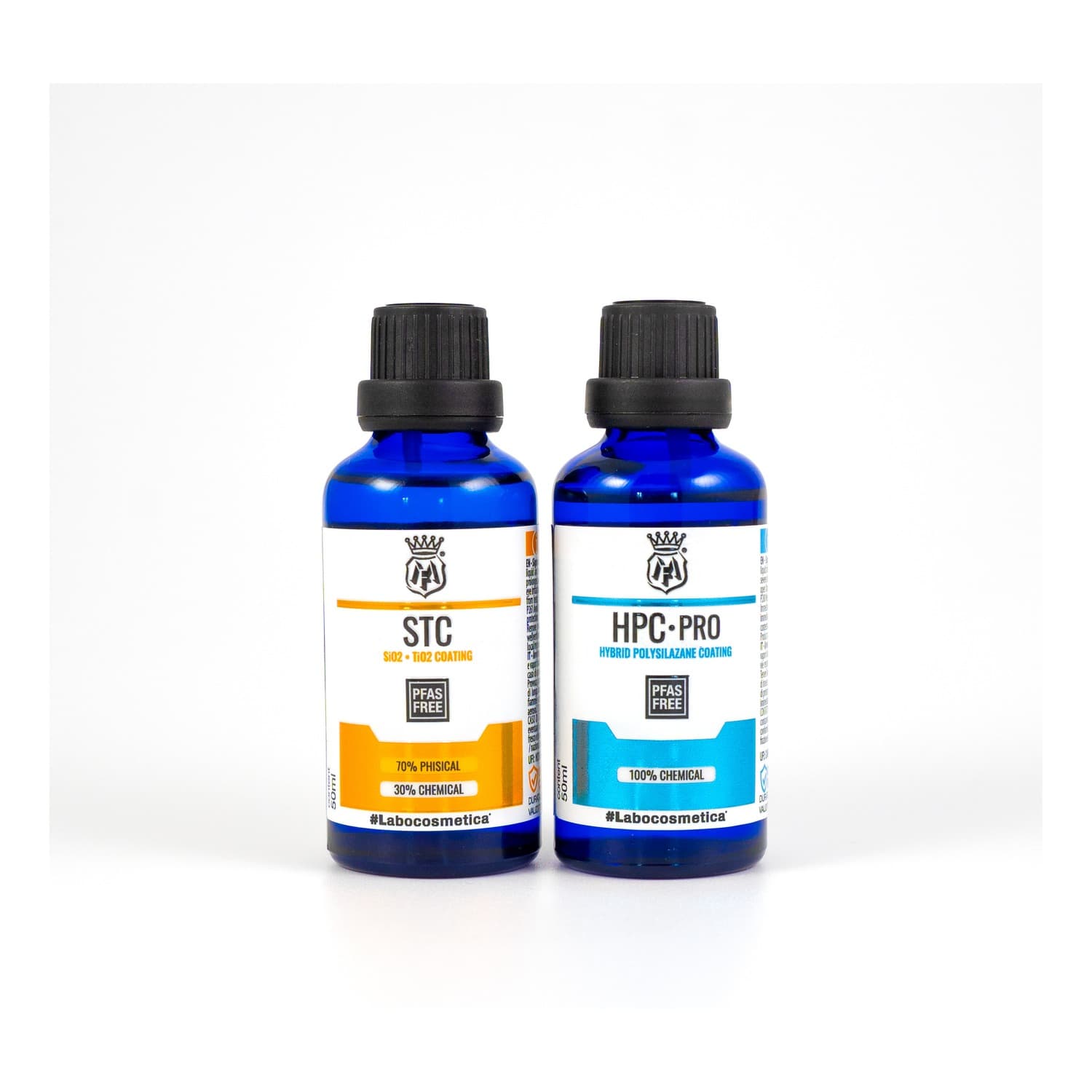 کیت نانو سرامیک بدنه خودرو 50 میلی لیتری لابوکاسمتیکا مفرا مدل Labocosmetica STC + HPC PRO