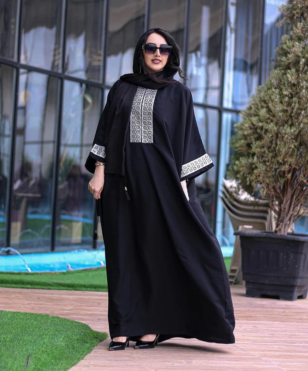 مانتو عبا مجلسی مدل اسنا — تصویر ۲