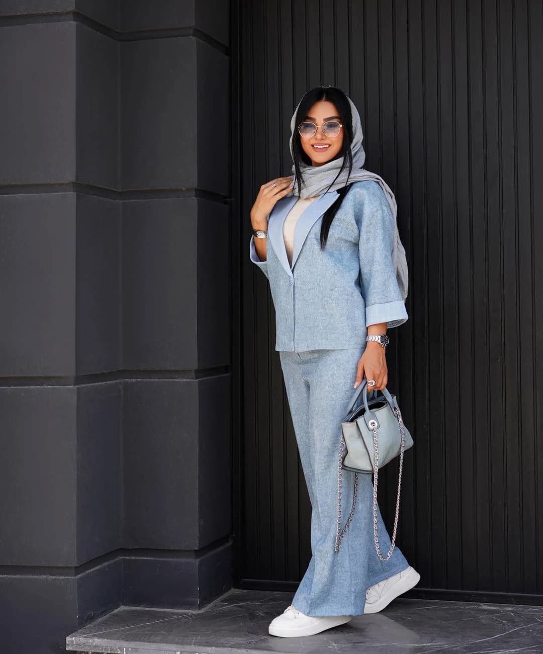 شومیز شلوار لینن مدل رعد