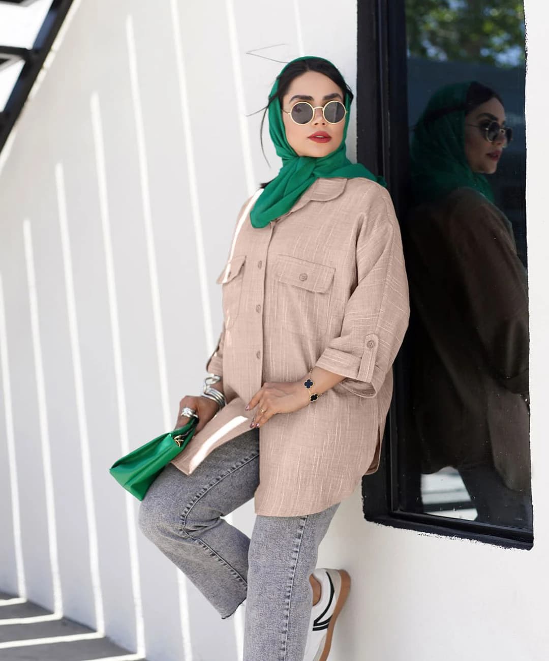 شومیز راه دار مدل رادوین