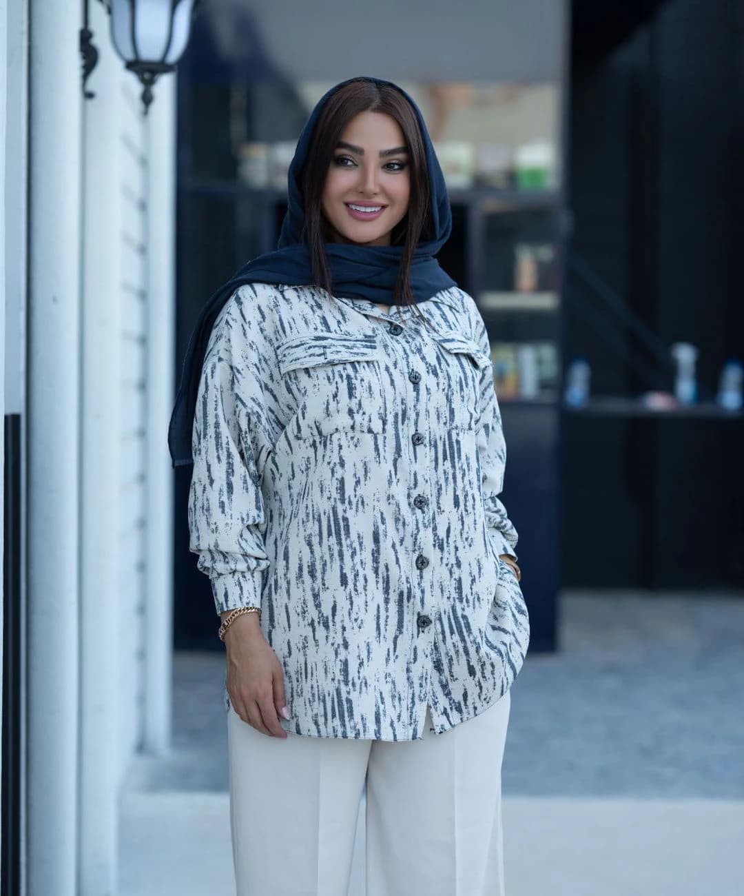 مانتو شومیزی گازوئیلی مدل پگاه
