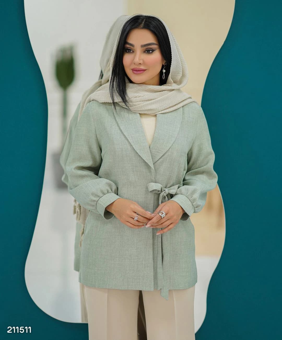 کت شانتون یقه آرشال مدل تایماه — تصویر ۷
