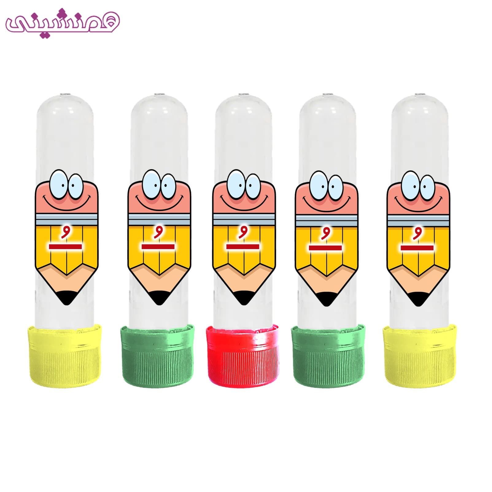 کپسول گیفت (کندی باکس) اسمارتیز آموزش نشانه ( ُ ) مجموعه 5 عددی