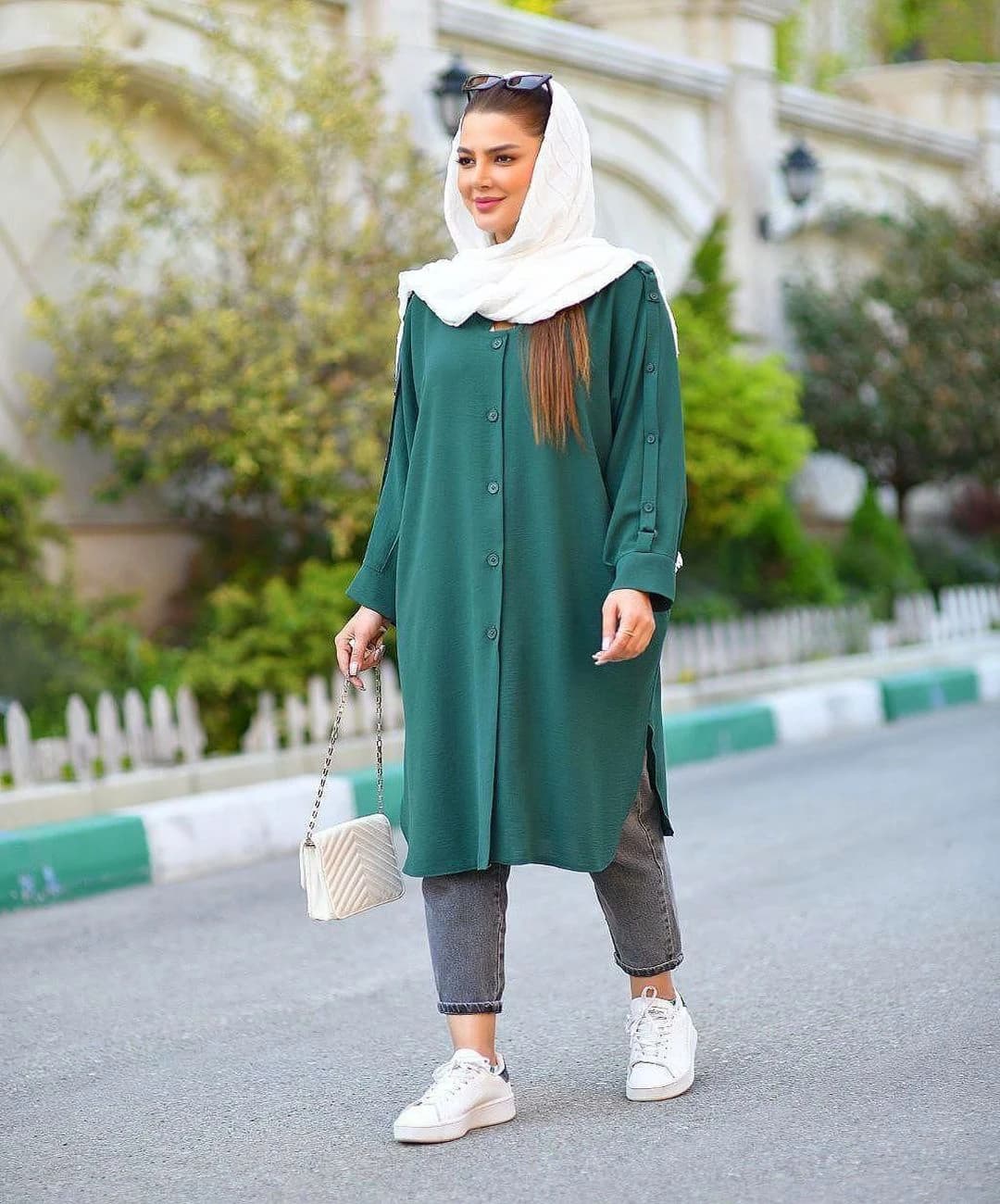مانتو بلند مدل پالیز