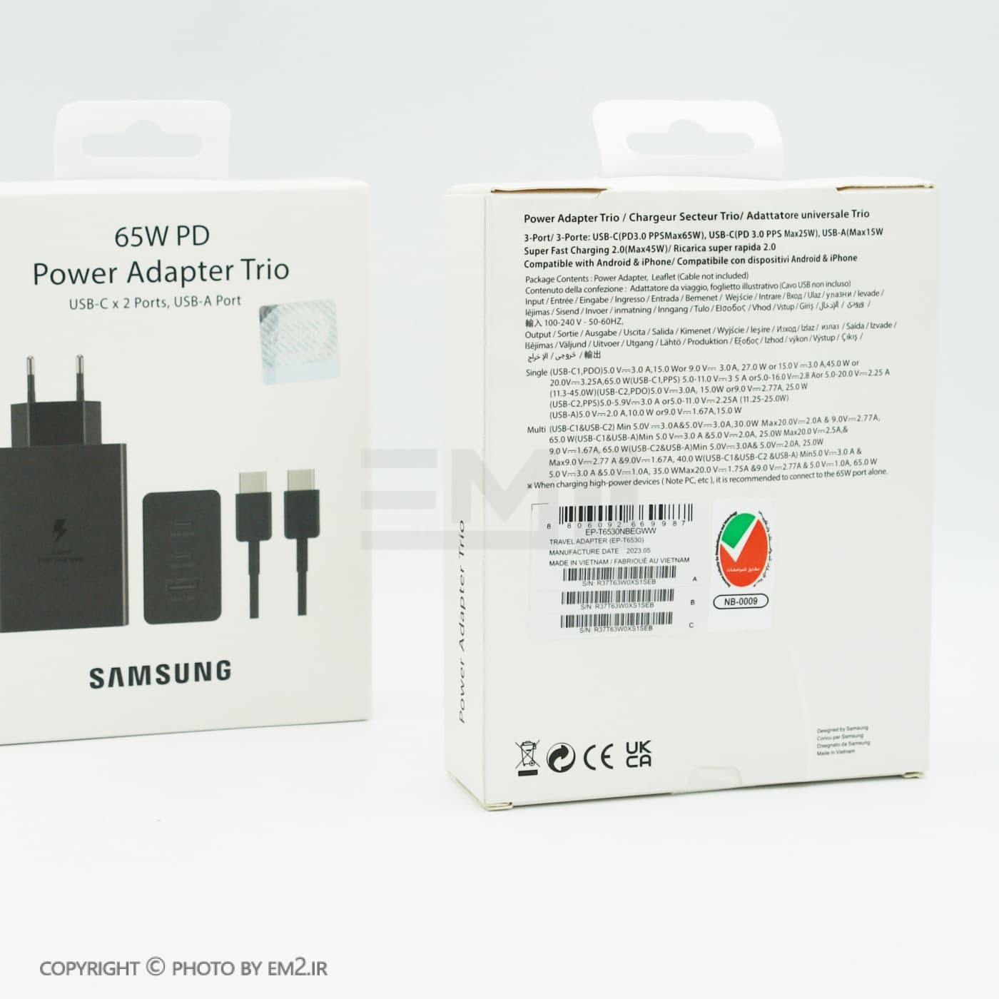 برق 65 وات سامسونگ PD مدل TRIO — تصویر ۲