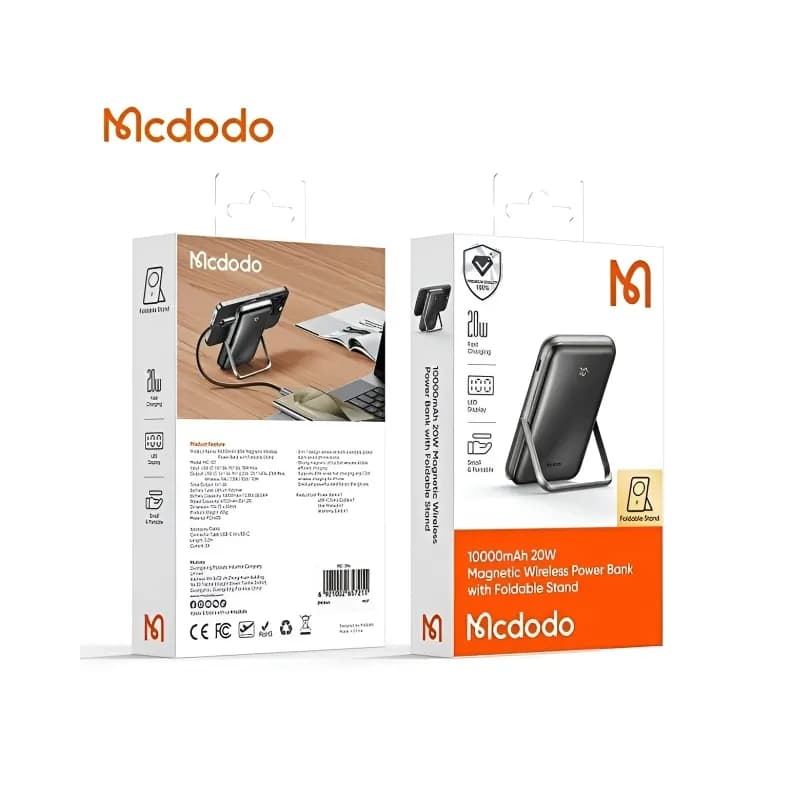 پاوربانک مگ‌سیف 10000 مدل MC-1511 برند Mcdodo – 10000mAh Mcdodo MC-1511 Magsafe Power Bank
