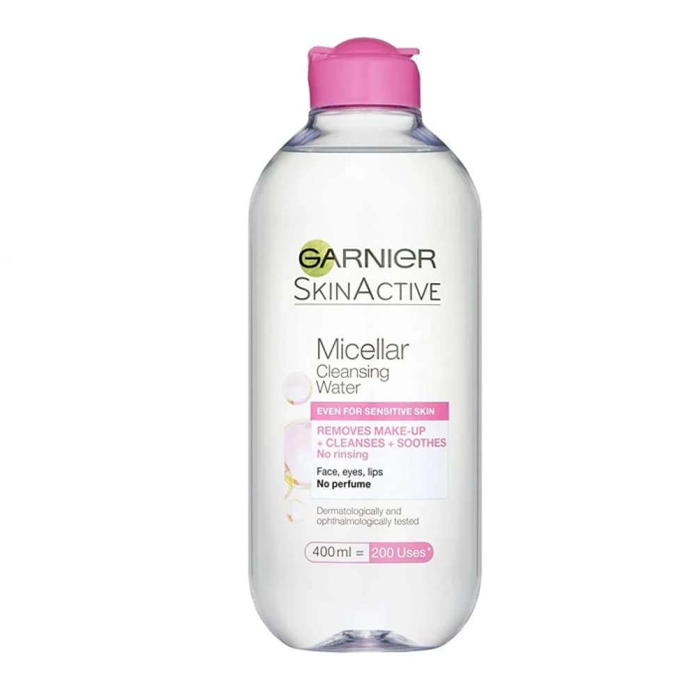 میسلار واتر گارنیر مخصوص پوستهای خشک و حساس garnier mecellar water dry and sensetive skin — تصویر ۴