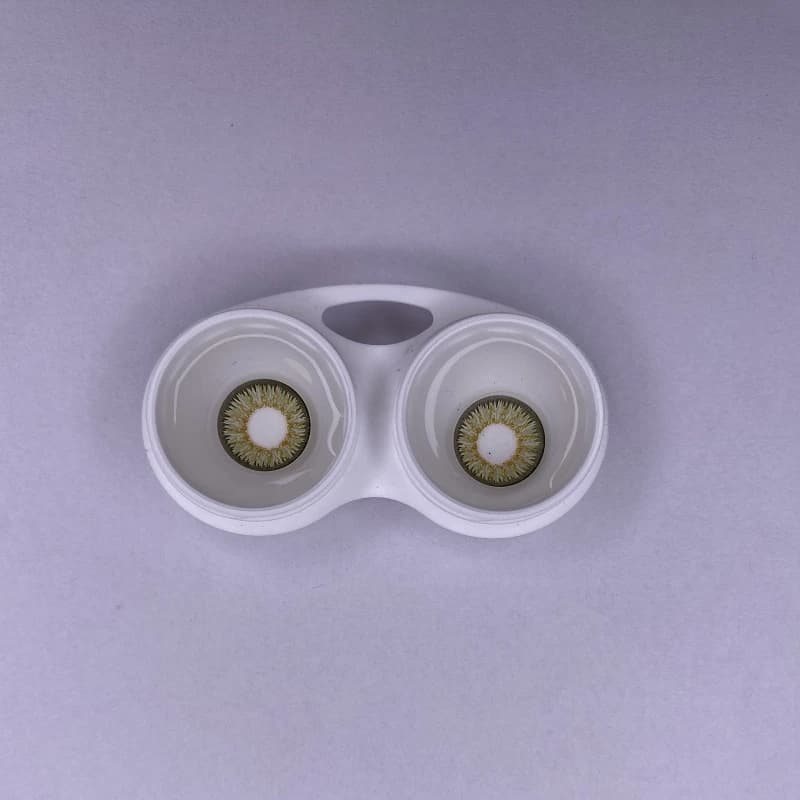 لنز رنگی چشم نیو ویژن پرو رنگ سبز عسلی دور دار (NEW VISION-PRO) مدل Green3 — تصویر ۴