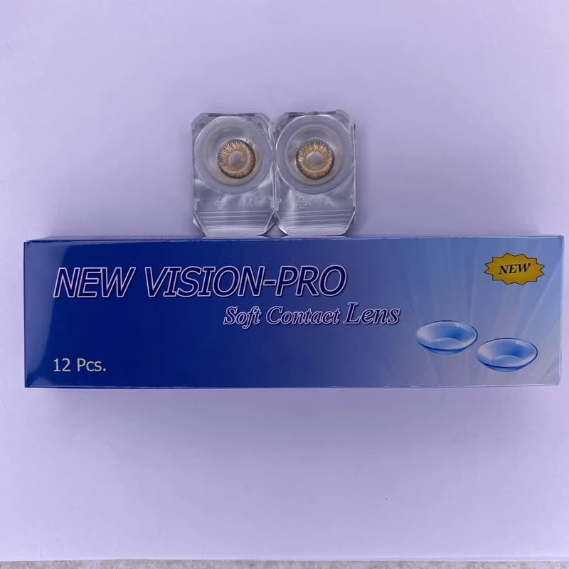 لنز رنگی چشم نیو ویژن پرو رنگ عسلی کهربایی روشن (NEW VISION-PRO) مدل Hazel3