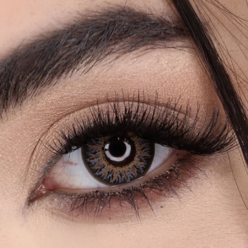 لنز رنگی چشم نیو ویژن پرو رنگ طوسی یخی (NEW VISION-PRO) مدل Ice Gray3 — تصویر ۲
