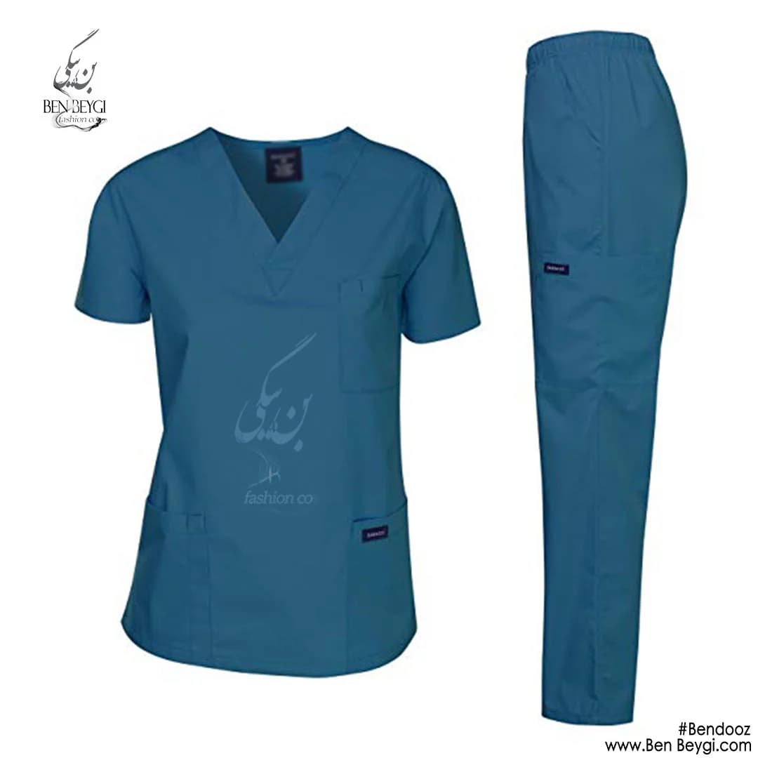 اسکراب جراحی زنانه با شلوار پارچه ترگال کد 9896